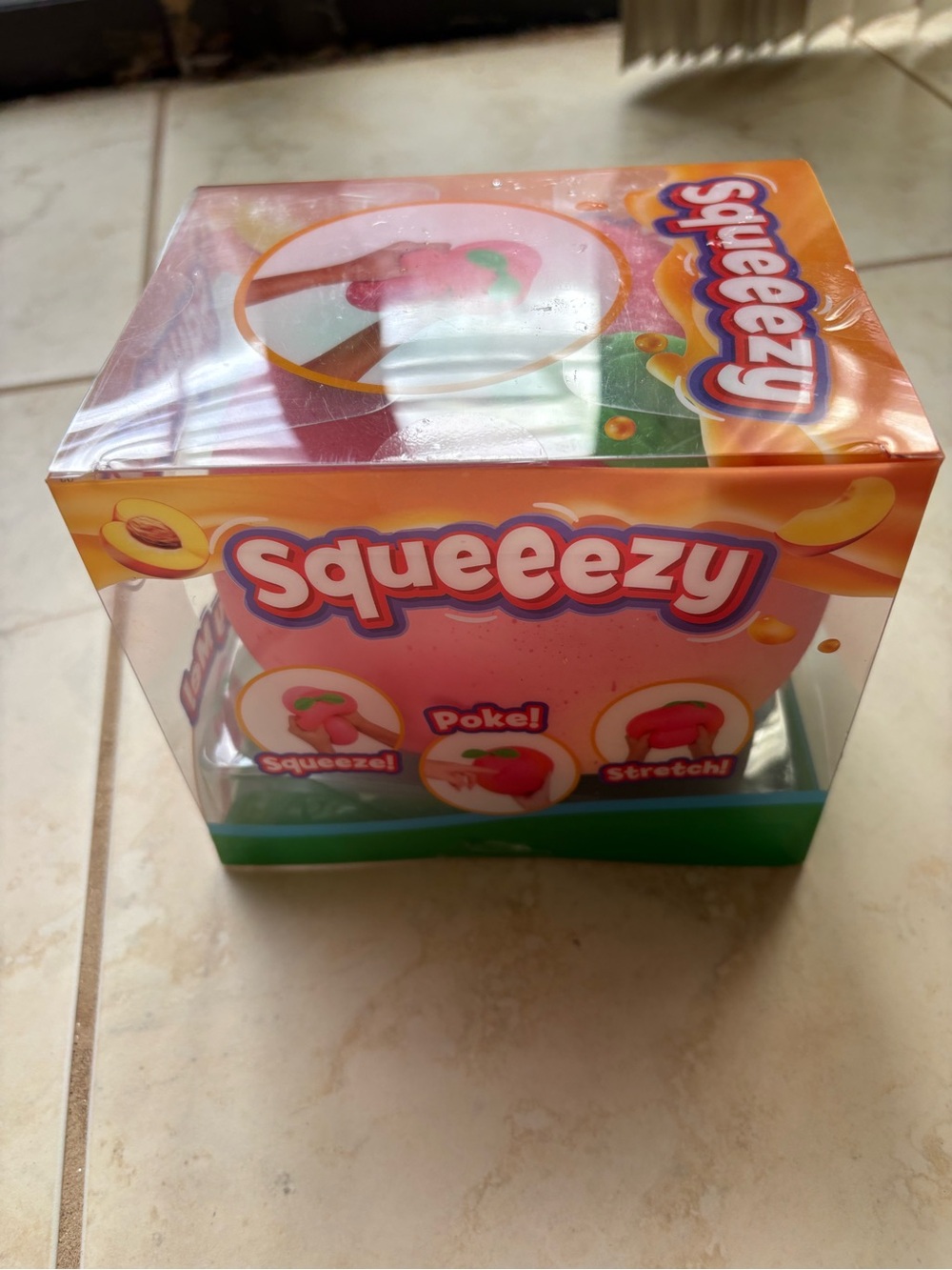 Pink Peach Sensory Squishy Toy -